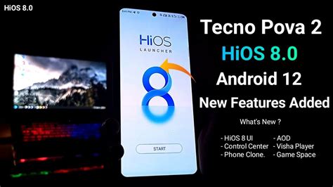 Tecno Pova 2 Hios 8 0 New Update Android 12 2 8GB Zip File New