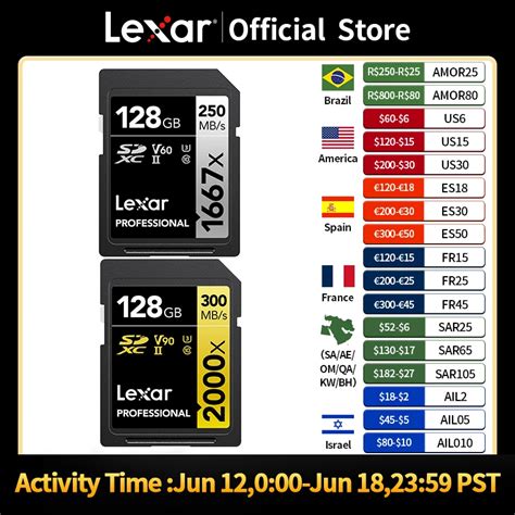 Lexar Sd Card Class V V V V U Uhs Ii Gb Gb Gb Gb