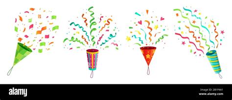 Party confetti popper. Exploding birthday celebration confetti poppers ...