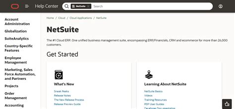 NetSuite Applications Suite Oracle Help Center