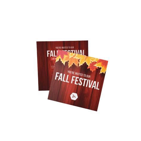 Fall Leaves Fall Festival – Invitation Cards | Ministry Printing