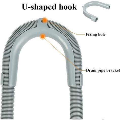 Tuyau de Machine à Laver Flexible D évacuation Universel Compris