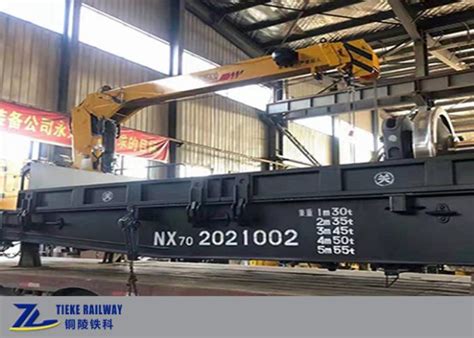 Customized Railway Freight Car 10t Lifting Crane Wagon 120km H TB Provision