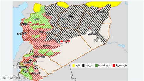 مناطق نفوذ أطراف النزاع في سوريا جريدة الغد