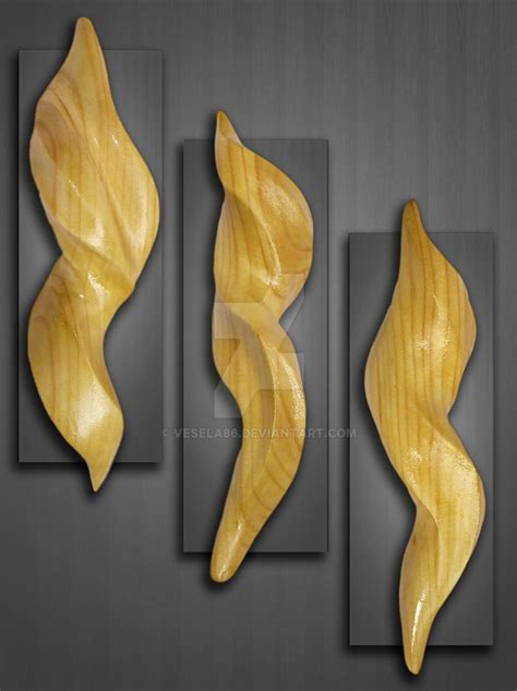 Wood Abstract Sculptures By Vesela86 On Deviantart