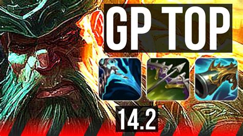 Gangplank Vs Warwick Top Rank 8 Gp Na Grandmaster 142 Youtube