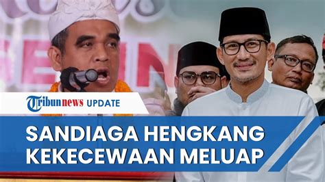 REAKSI Gerindra Seusai Sandiaga Uno HENGKANG Kekecewaan Petinggi