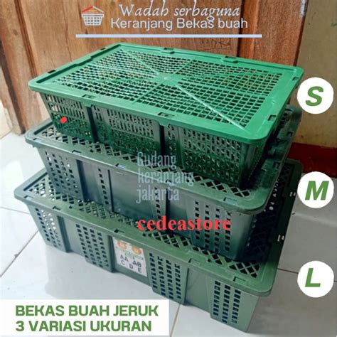 Jual Keranjang Plastik Bekas Buah Jeruk Terlengkap Ukuran Bervariasi