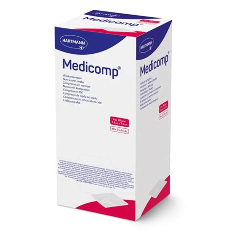 Compresses Medicomp St Riles En Non Tiss Hartmann X Cm