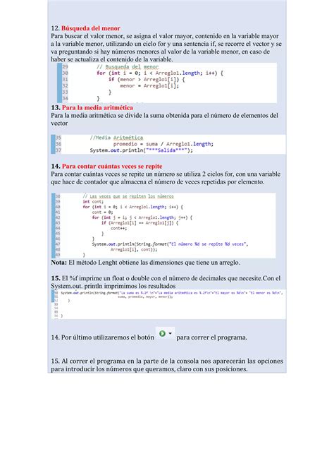 Programacion Ejercicio Unidimensional Convertido Pdf