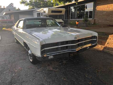 1969 Ford LTD Brougham Sedan White RWD Automatic Classic Ford LTD