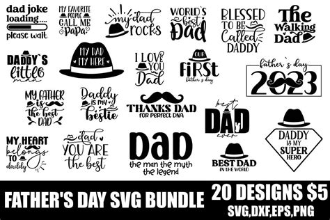 Father`s Day Svg Bundle Bundle · Creative Fabrica