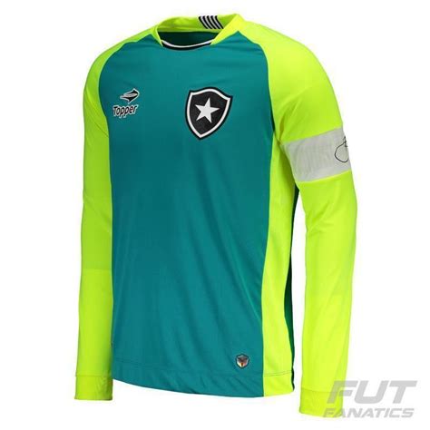 Camisa Topper Botafogo Goleiro Manga Longa Jefferson Futfanatics