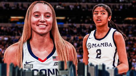 UConn's Paige Bueckers pays tribute to Gigi Bryant at practice ahead of ...