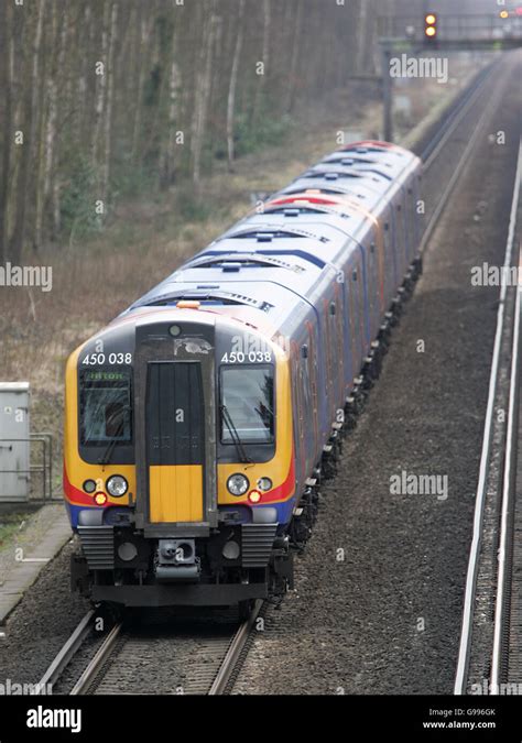 A South West Trains Class Desiro Electric Train On The Line