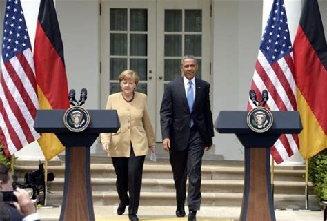 Obama aborda con Merkel la crisis de refugiados en Europa La República EC