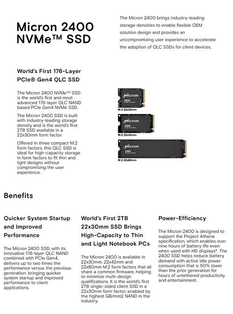 Micron Gb M Gen Nvme Ssd Umart Au