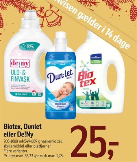 Biotex Vaskemiddel Flydende F Tex Oktober Alle Tilbudsavis