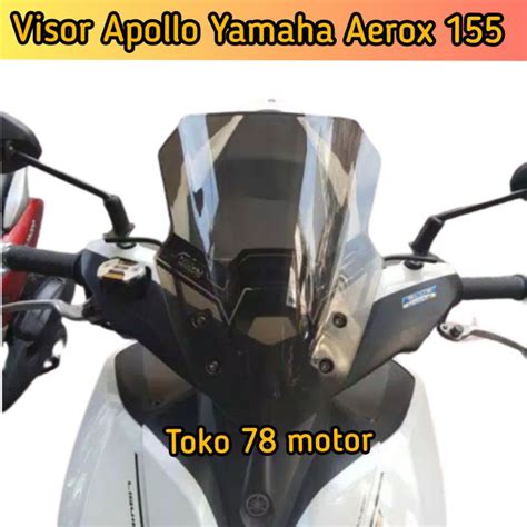 Jual Winshield Visor Apollo Yamaha Aerox Original Nemo Shopee