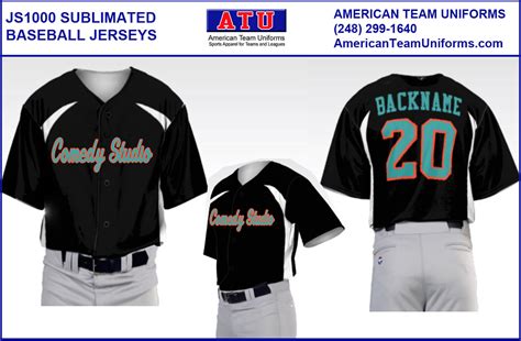 Baseball Jerseys - Sublimated - Sample Images - American Team Uniforms ...