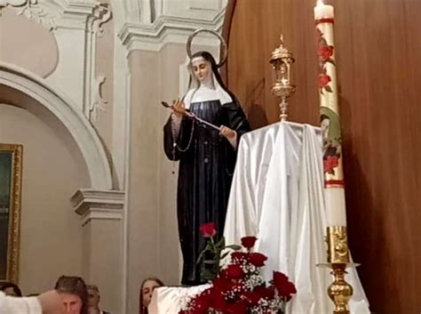 Arrivata A Cosenza La Reliquia Pellegrina Di Santa Rita Calabria