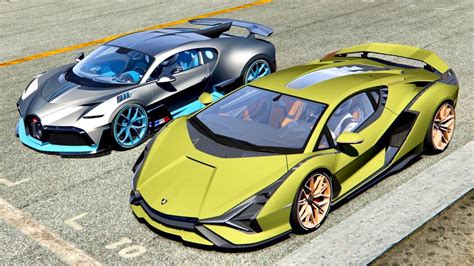 Lamborghini Sian Vs Bugatti Divo Highlands YouTube