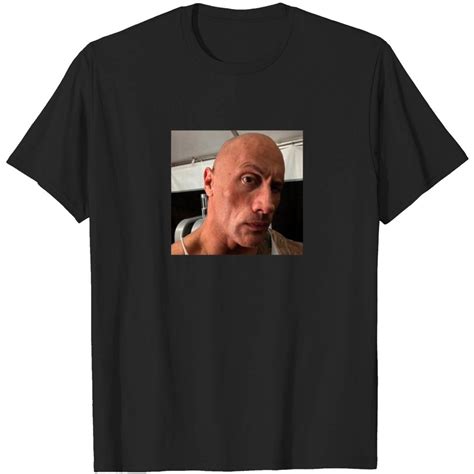 Dwayne The Rock Johnson eyebrow raise meme T-Shirt sold by WheelNation ...