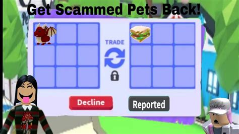 How To Get Scammed Pets Back In Adopt Me 2022 2023 YouTube