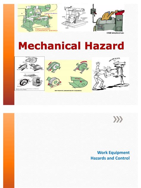 Mechanical Hazard Machines Personal Protective Equipment