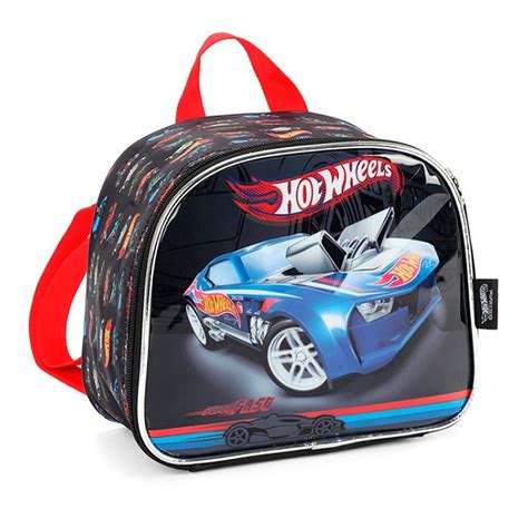 Lancheira T Rmica Hot Wheels Escolar Preto Luxcel Shop Macrozao