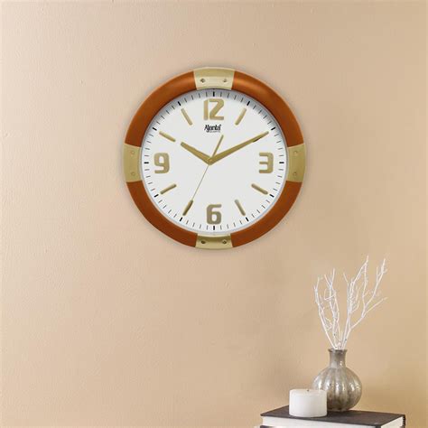 Copper Designer Sweep Second Clock Orpat