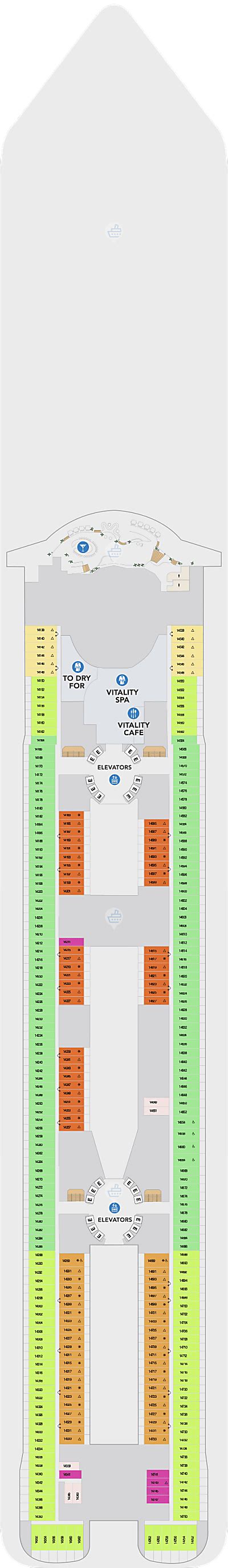 Icon Of The Seas Deck 14 Activities And Deck Plan Layout