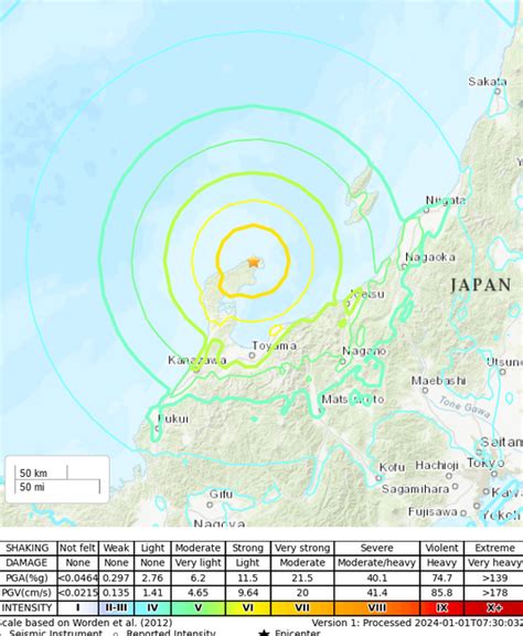 Fortissima Scossa Di Terremoto Di Mw Nella Costa Nord Occidentale