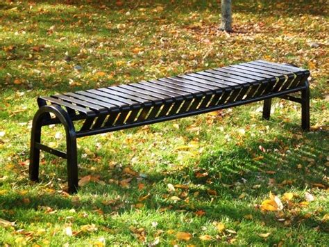 5 Foot Backless Bus Stop Bench Occ Outdoors