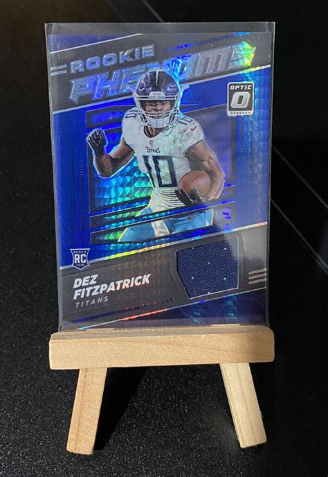 Panini 2021 Donruss Optic Dez Fitzpatrick Rookie Phenoms Blue Hyper