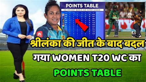 Women T20 World Cup 2023 Points Table Saw Vs Slw After Match Points