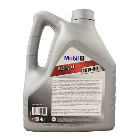 Mobil Racing T W W Synthetic Stroke Motorcycle Engine Oil