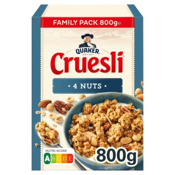 QuakQuaker Cruesli 4 Nuts 850g Real Dutch Food