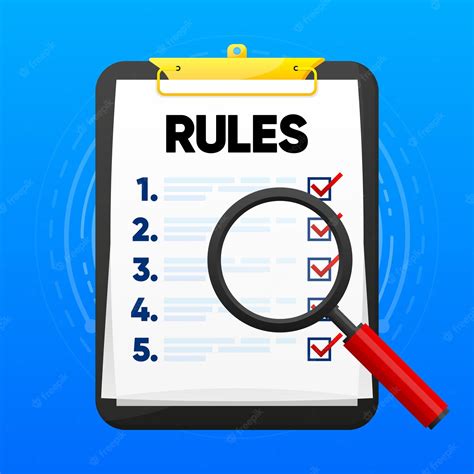 Premium Vector | Office clipboard Rules Legal law and corporate