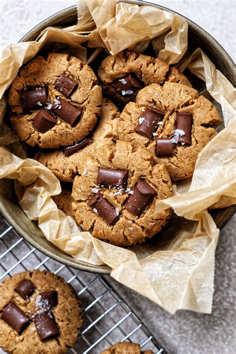 Salted Almond Butter Chocolate Chunk Cookies Teri Ann Carty