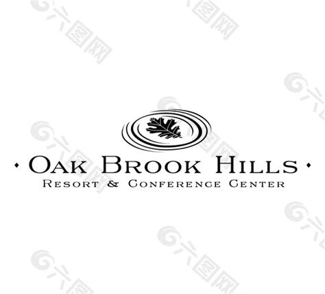 Oakbrookhills1 Logo设计欣赏 Oakbrookhills1知名酒店标志下载标志设计欣赏设计元素素材免费下载