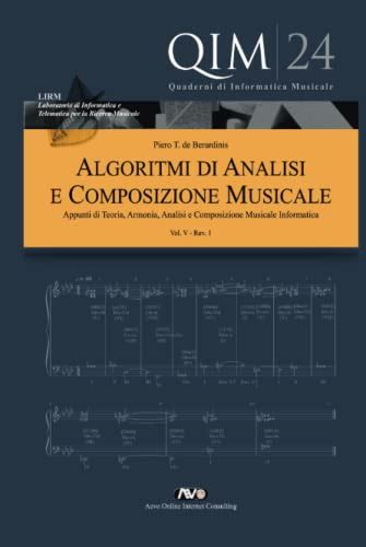 Algoritmi Di Analisi E Composizione Musicale V Appunti Di Teoria