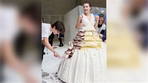 Swiss Baker Creates Guinness World Record Makes Largest Wearable Cake