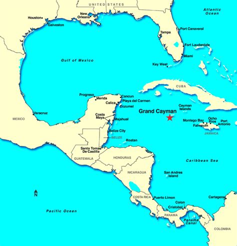 Grand Cayman Islands Map | World Map 07