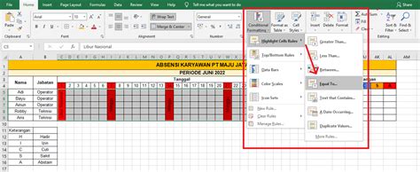 Cara Membuat Daftar Absen Di Microsoft Excel 2010 IFaWorldCup