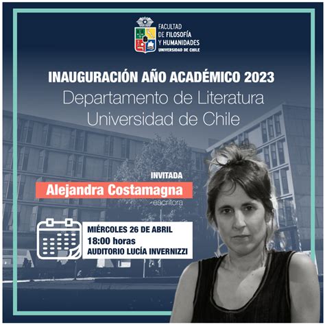 Inauguración año académico 2023 del Departamento de Literatura