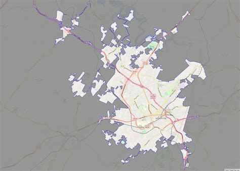 Map of Johnson City, Tennessee - Thong Thai Real