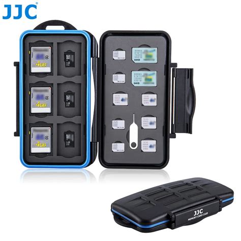 JJC Funda Impermeable Para Tarjeta De Memoria Soporte Para 6 SD SDXC