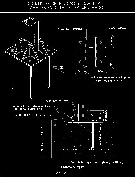 Base Anchor Details Dwg Detail For Autocad • Designscad