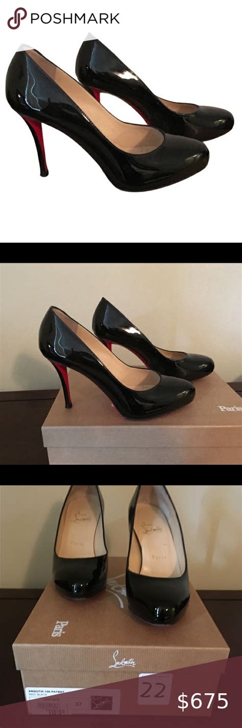 Spotted while shopping on Poshmark: Christian Louboutin Black Patent ...